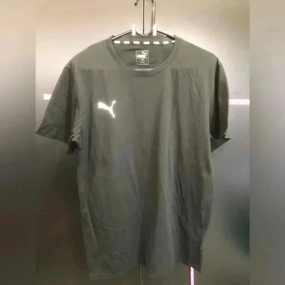 Puma Logo Regular Fit,crew neck,Short Sleeve Tee Shirt, Cotton/Poly, everyday